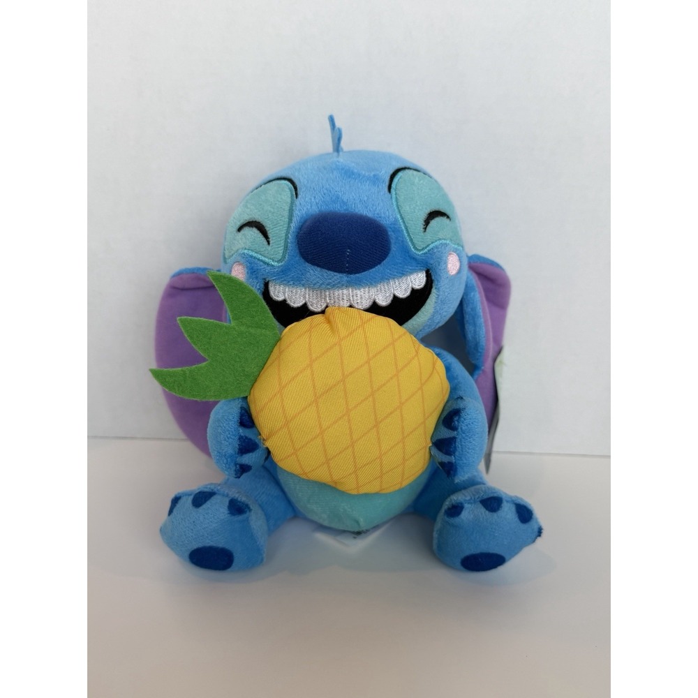 Disney Stitch Holding A Pineapple Plush Stuffed Toy New With Tag 8 Inch